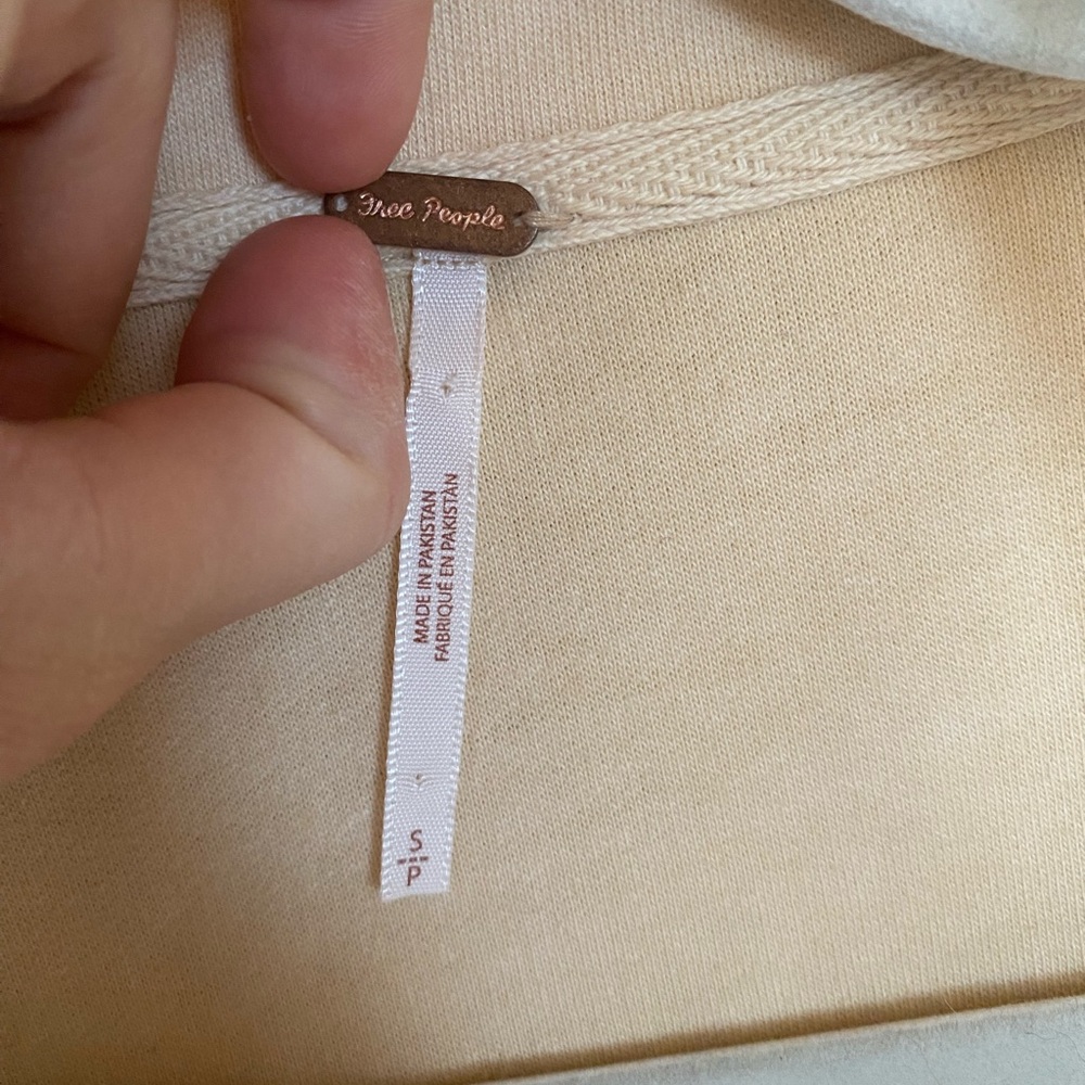 FREE PEOPLE Ruby shacket peach size small oversized - Picture 8 of 13